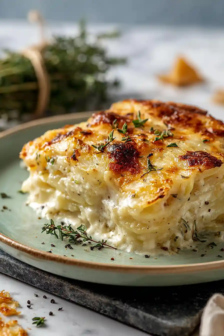 scalloped potatoes with gruyere cheese