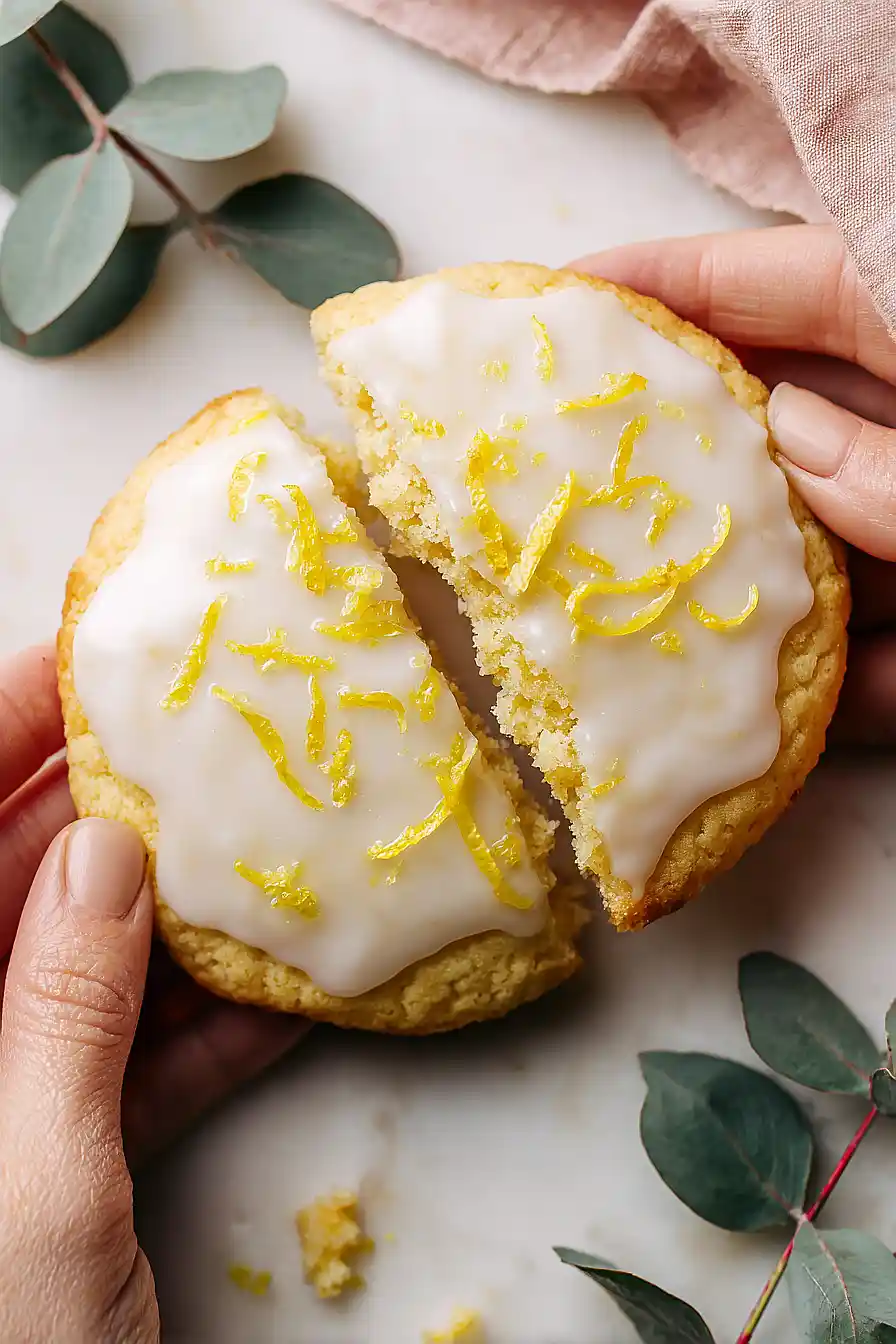 glazed lemon cookies