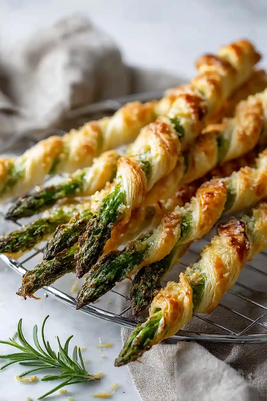 asparagus puff pastry twist