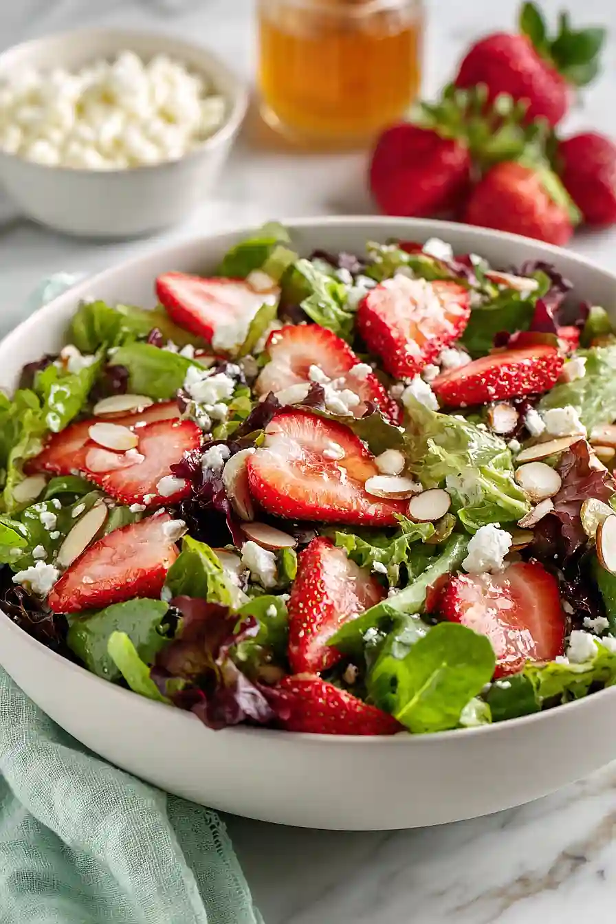 easter salad with goat cheese