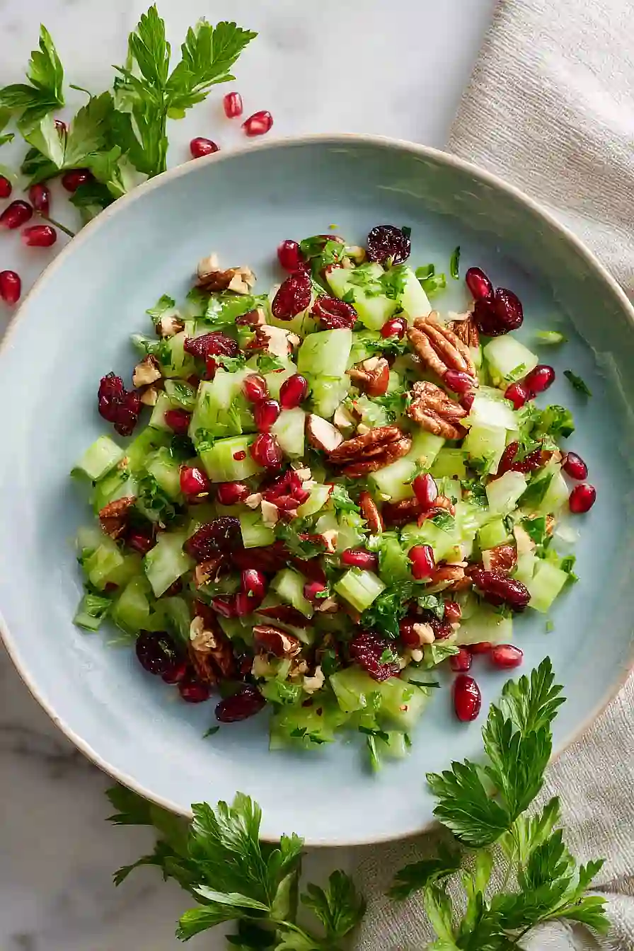 celery salad with cranberries