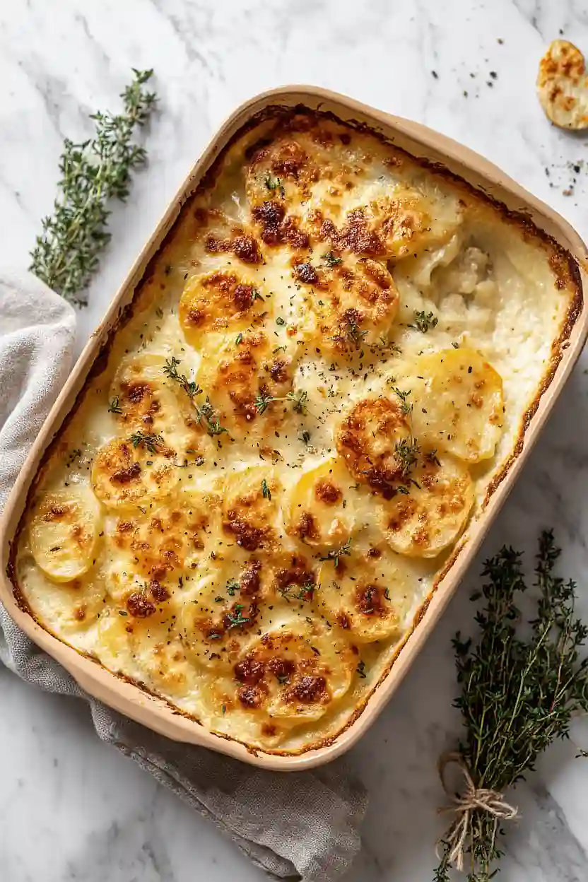 scalloped potatoes with gruyere cheese