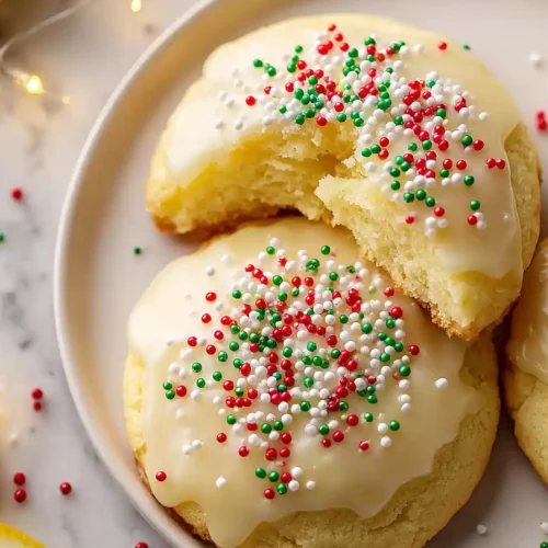 lemon christmas cookies