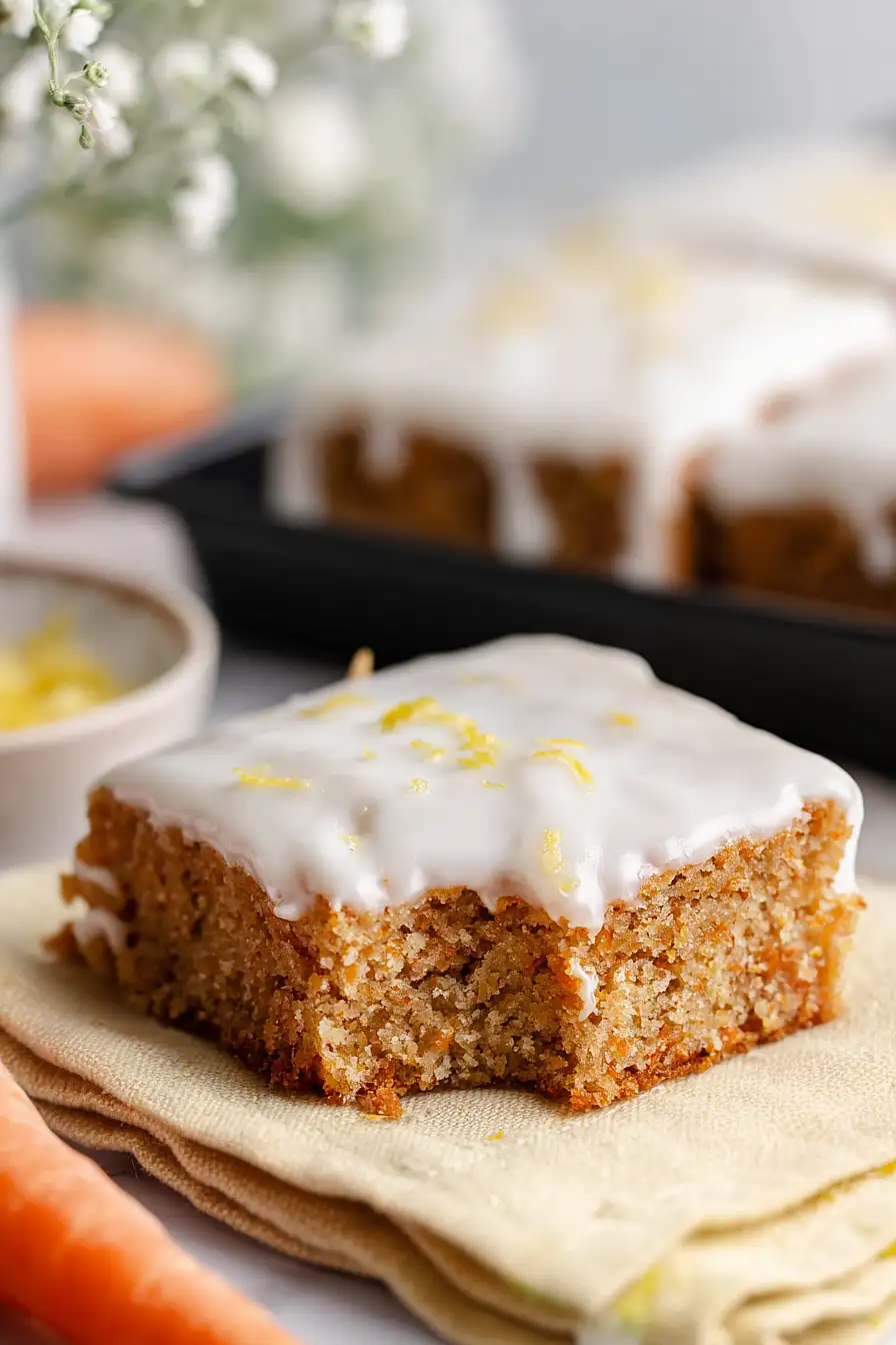 glazed carrot cake