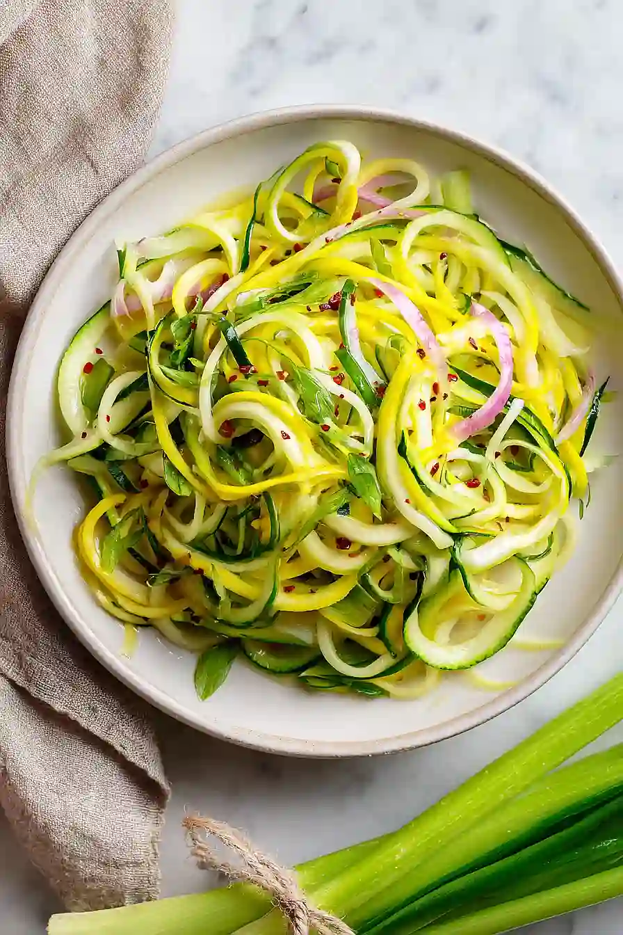zucchini and celery salad