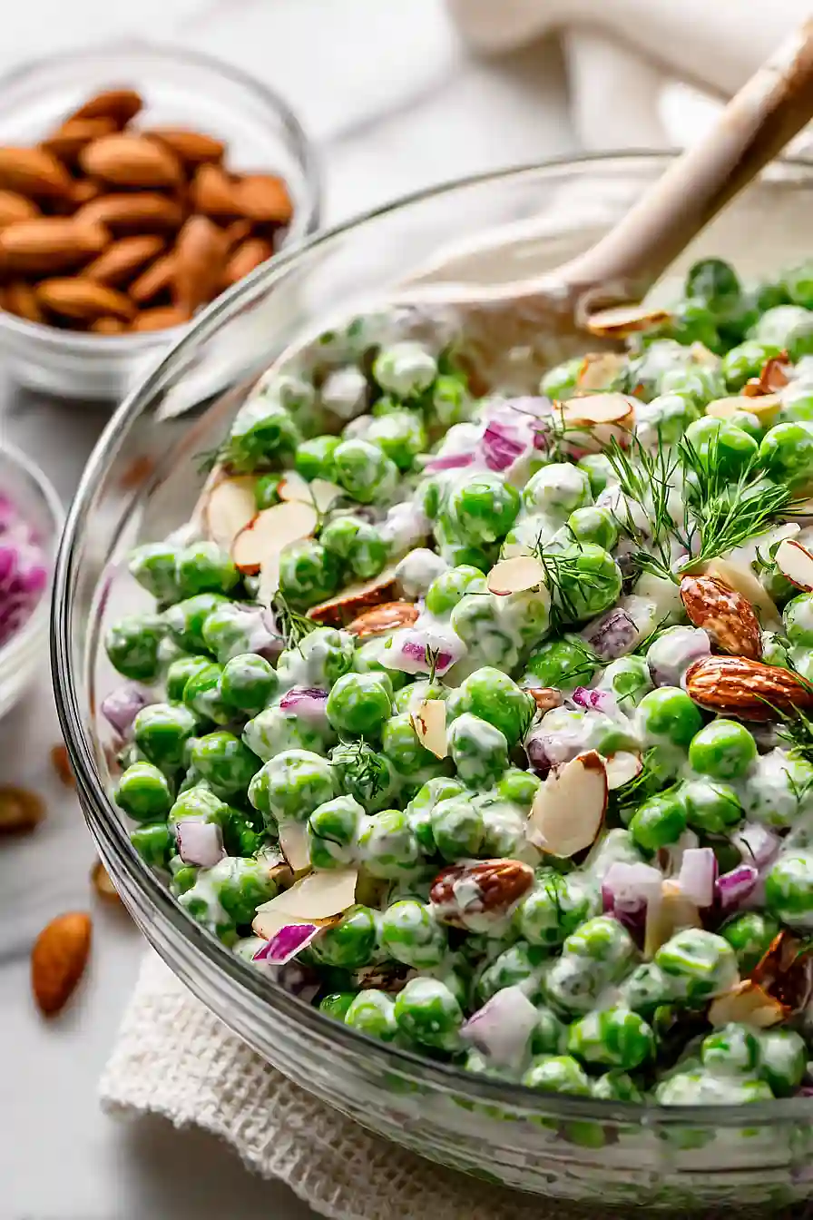 greek yogurt pea salad