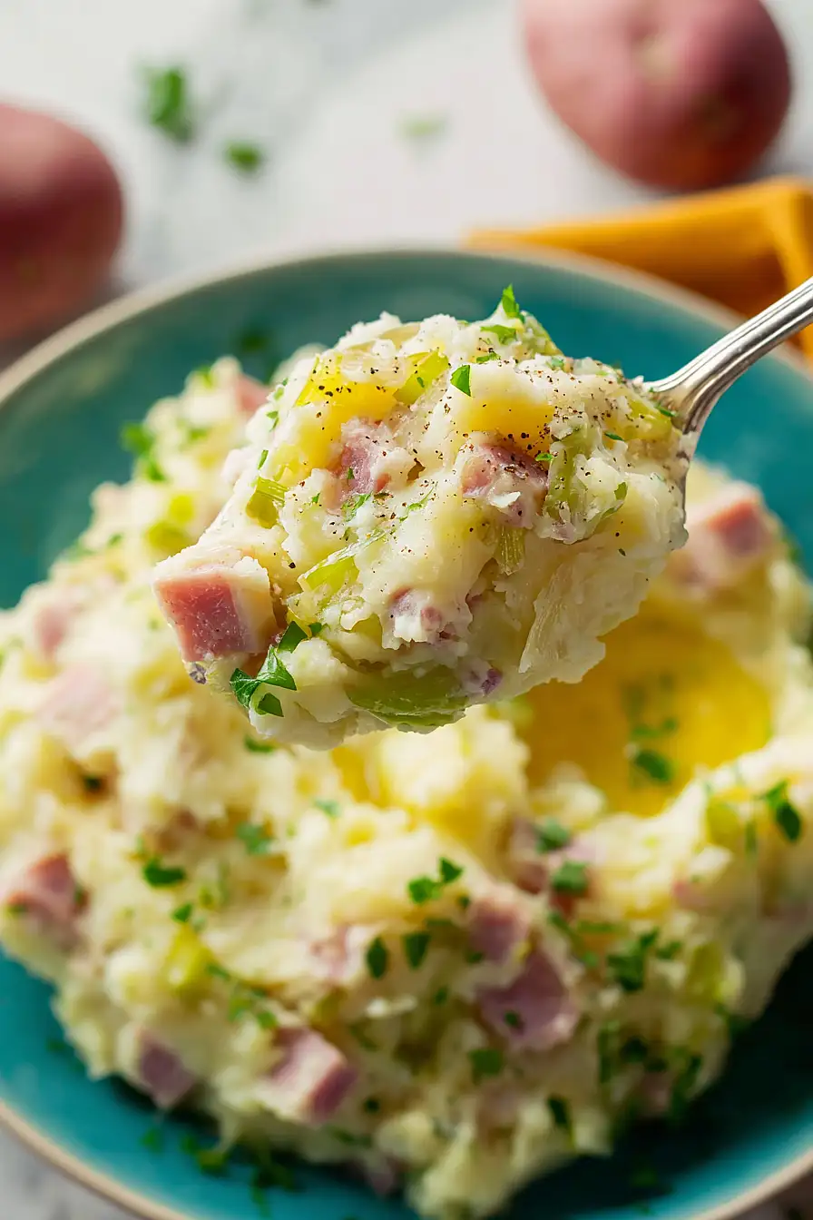 colcannon with ham