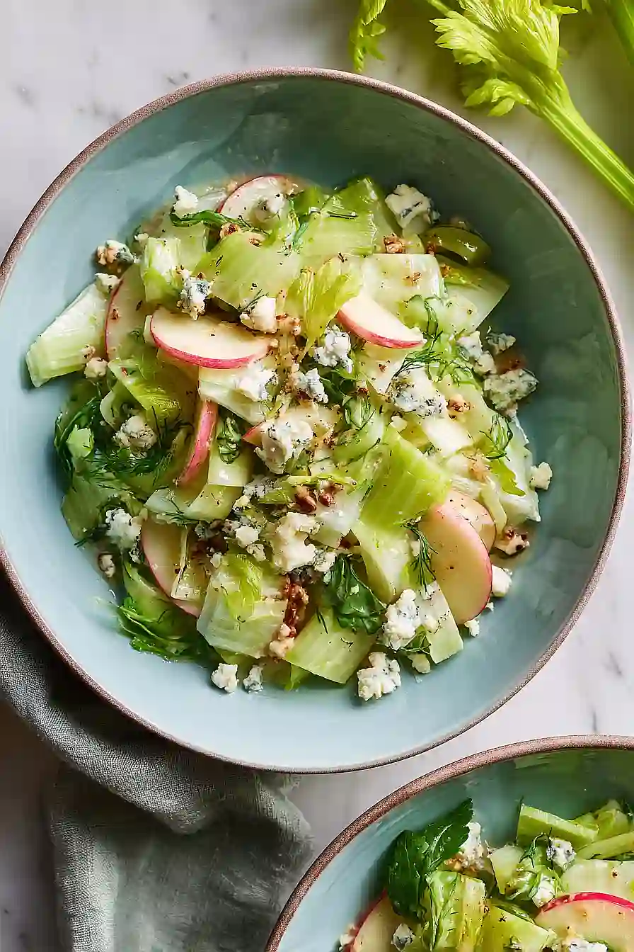 celery salad with blue cheese