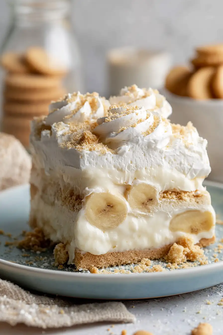 dairy free banana pudding