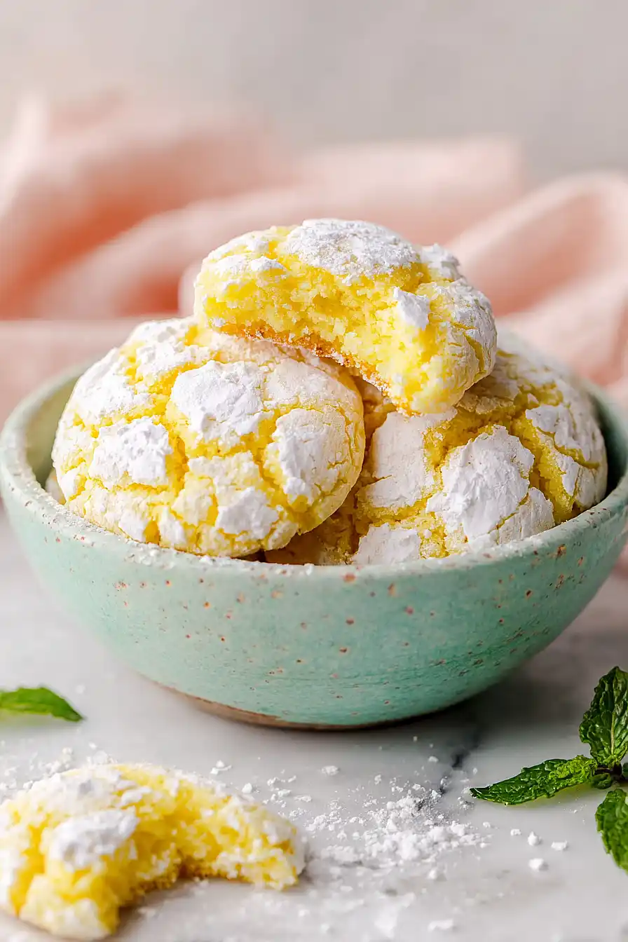 3 ingredient lemon cookies