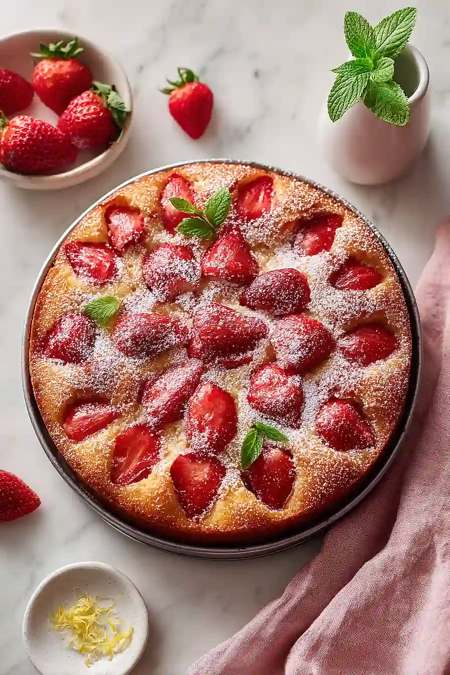gluten free strawberry cake