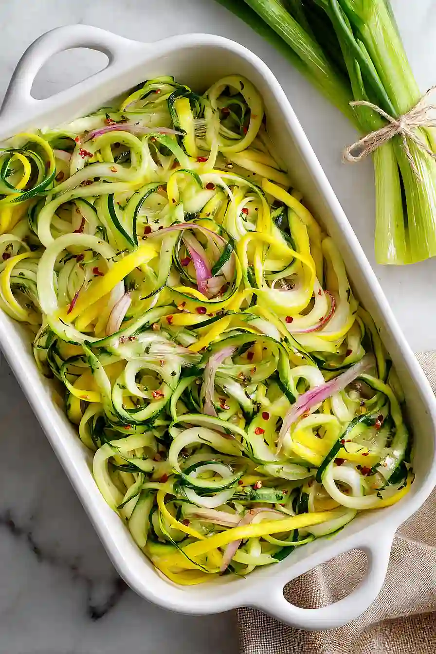 zucchini and celery salad