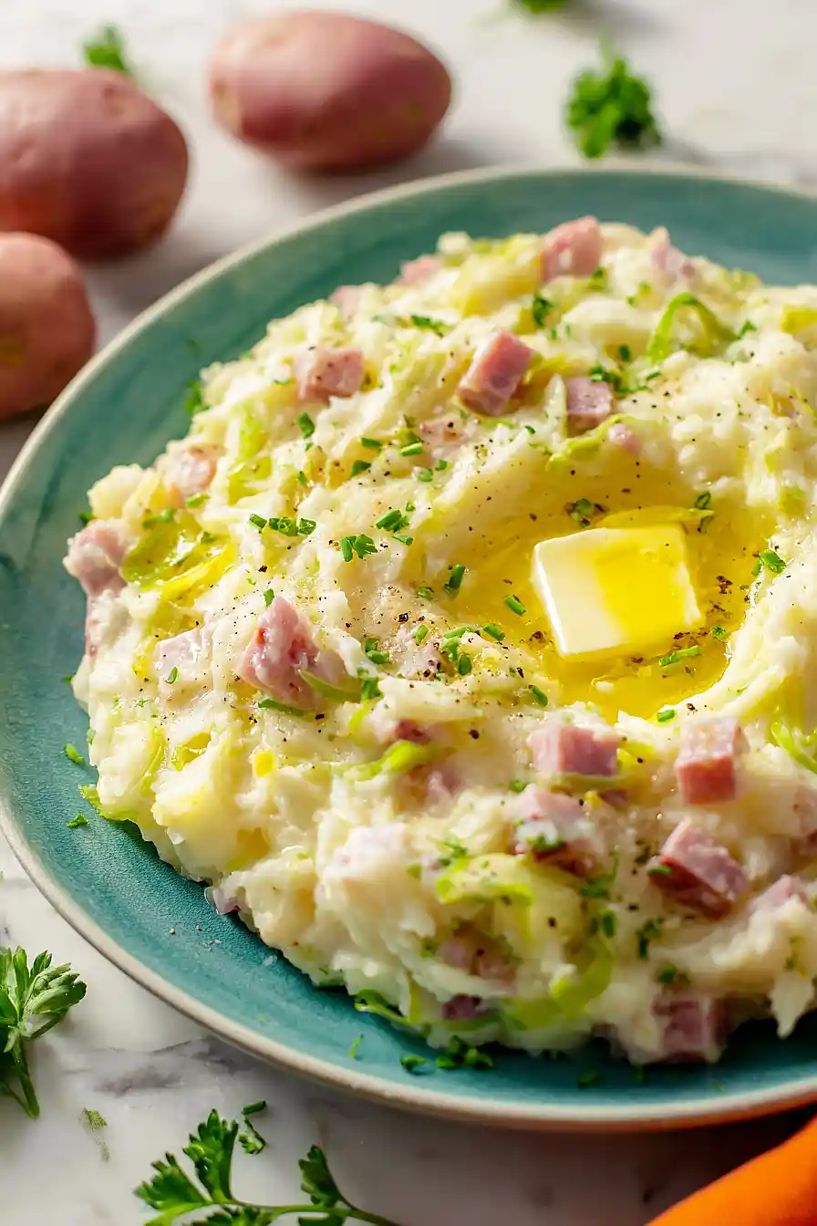 colcannon with ham