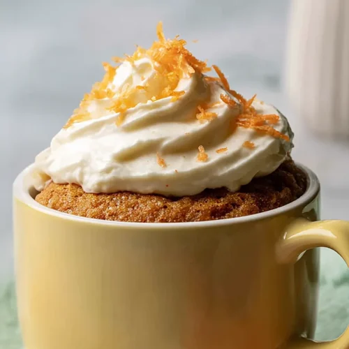 carrot mug cake