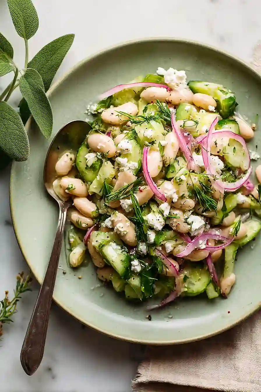 celery salad with beans