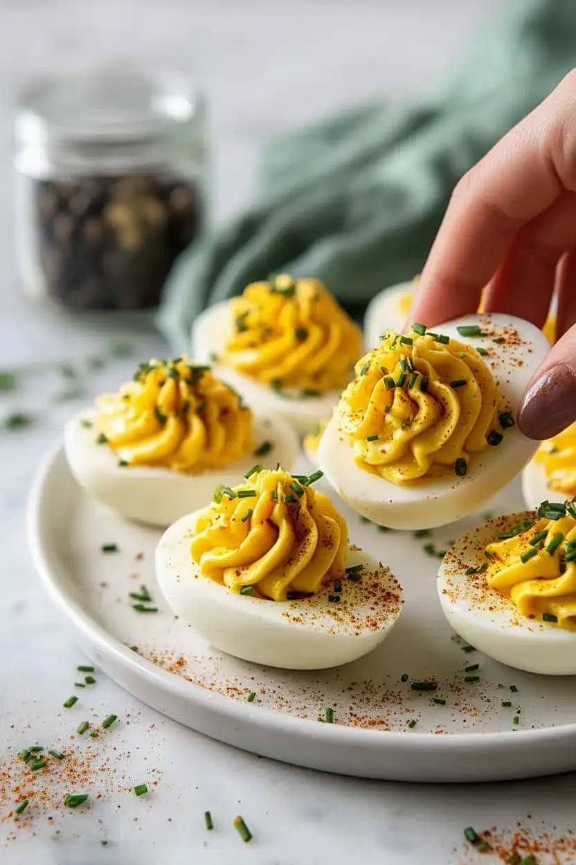 deviled eggs without mayo