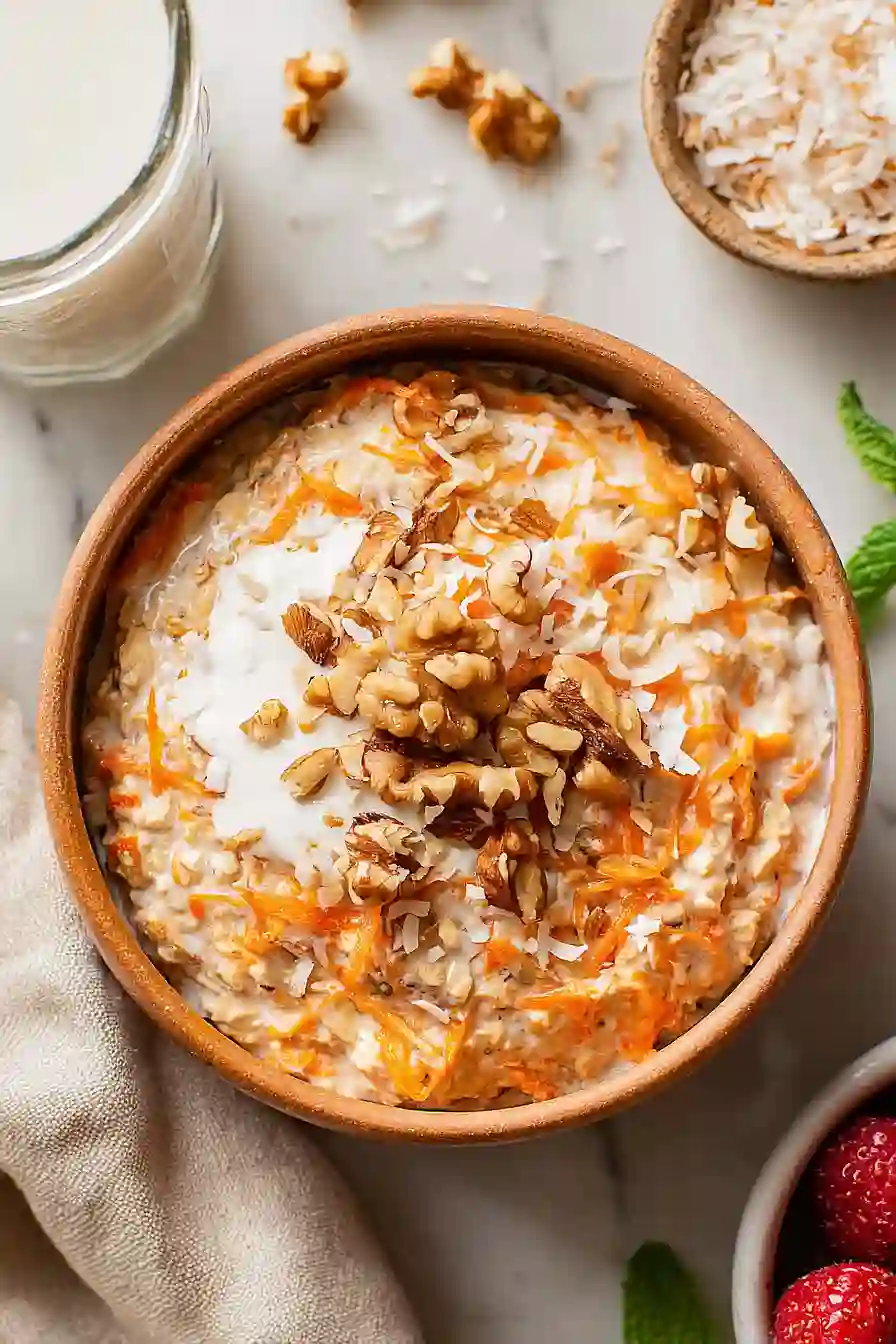 carrot cake overnight oats