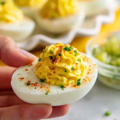 deviled eggs with relish