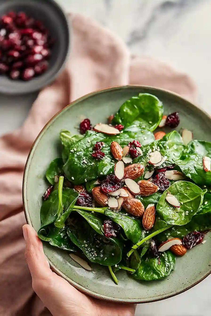 cranberry spinach salad