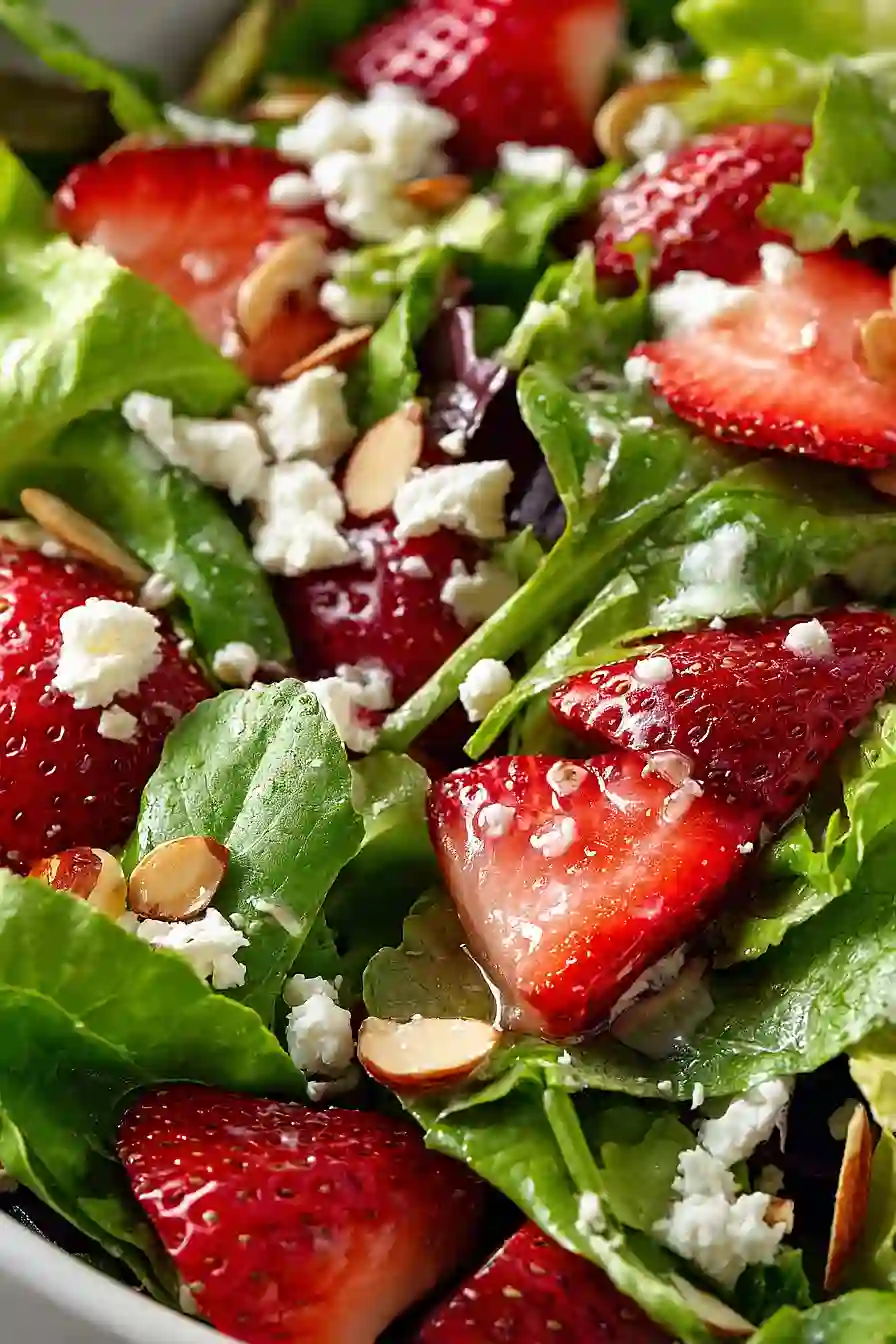 easter salad with goat cheese