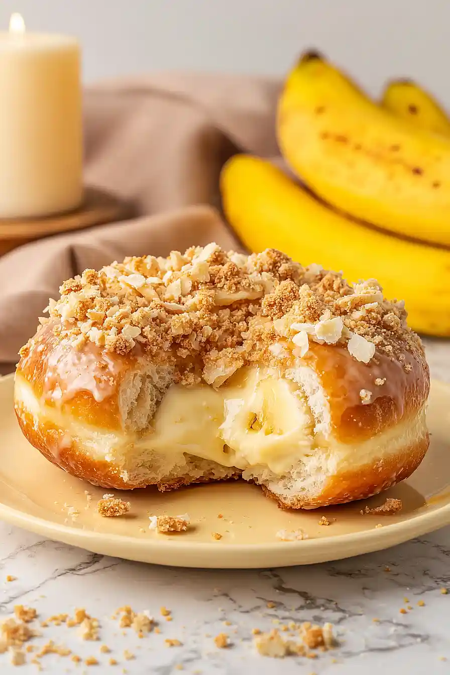 banana pudding donut