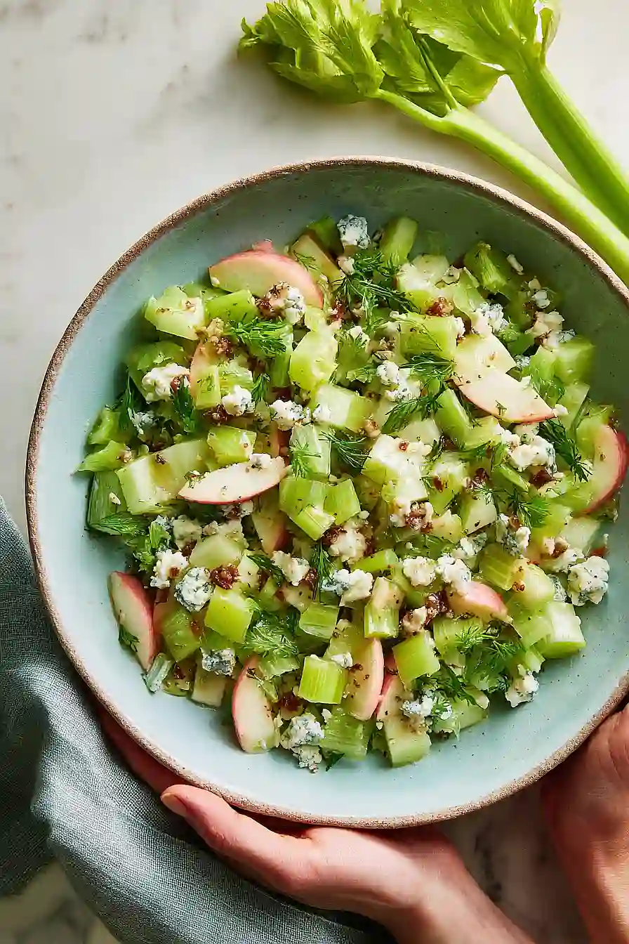 celery salad with blue cheese
