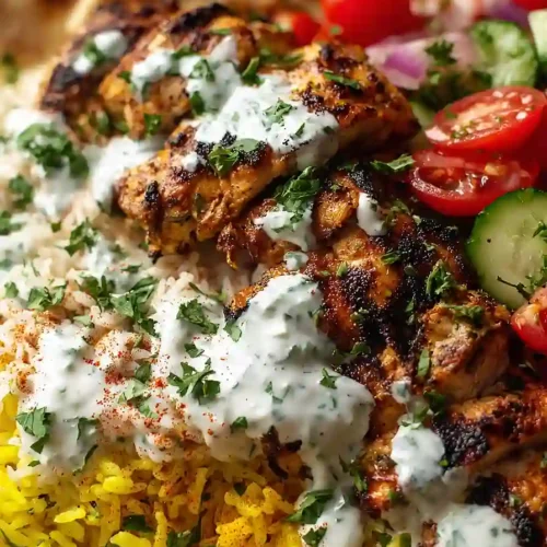 mediterranean chicken rice bowls