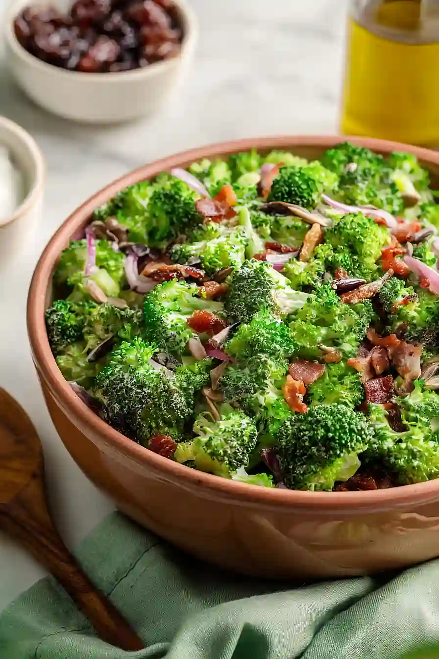 broccoli salad with greek yogurt