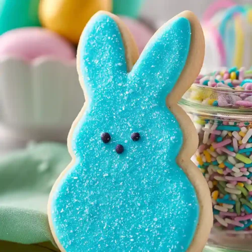 bunny cookies with royal icing
