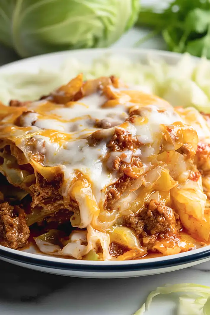 30-Minute Low Carb Beef and Cabbage Casserole - theamazingfood