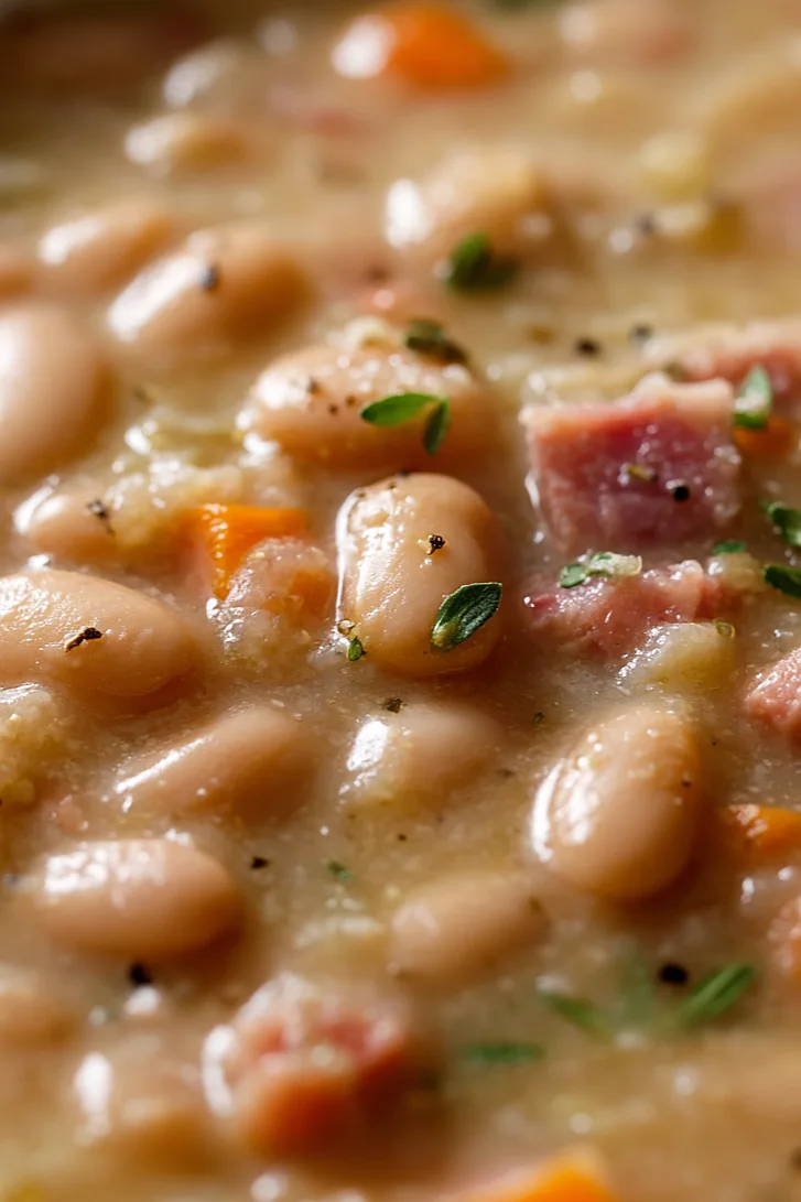 navy bean and ham soup with canned beans