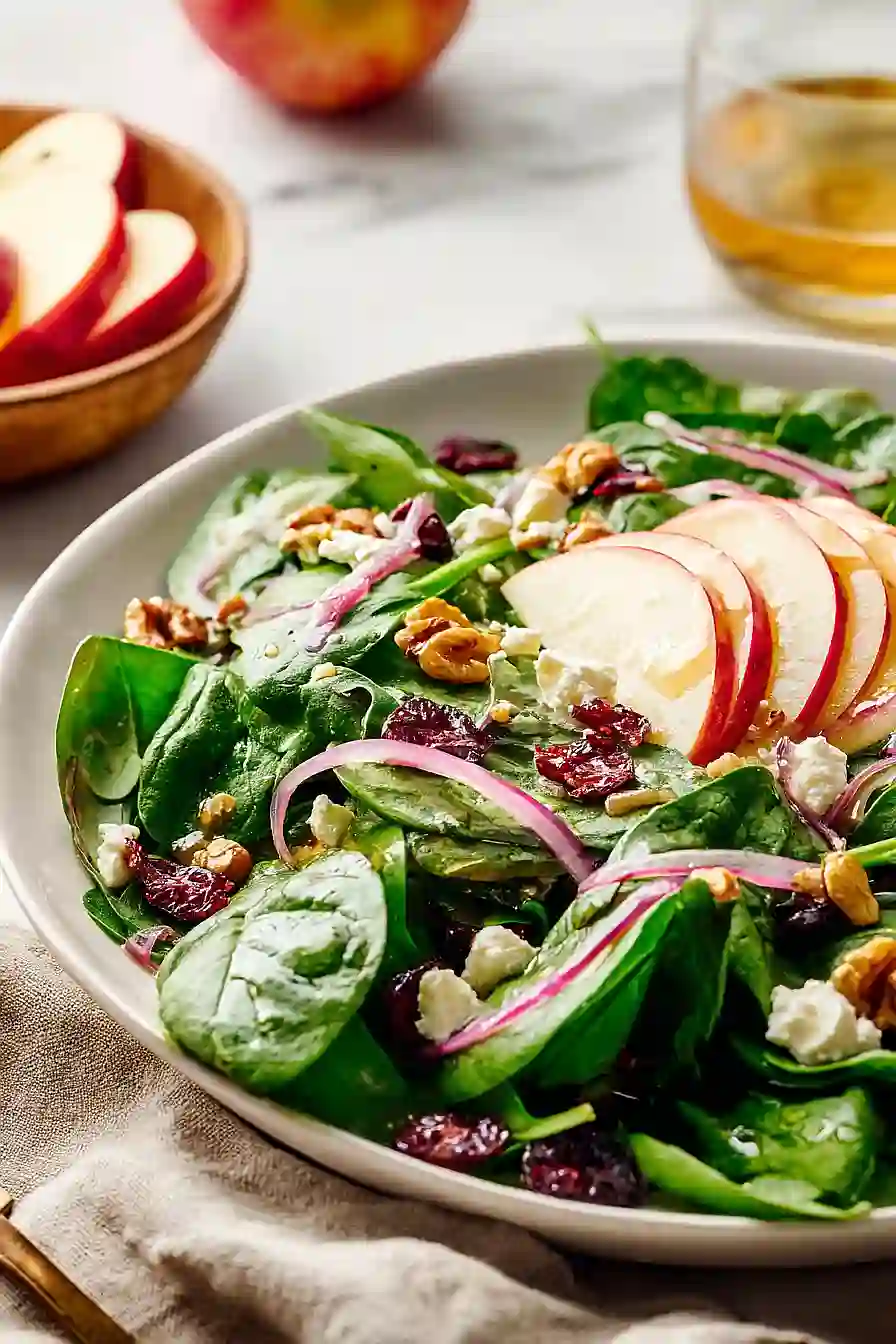 apple spinach salad