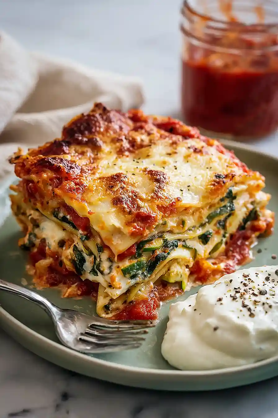 cottage cheese veggie lasagna