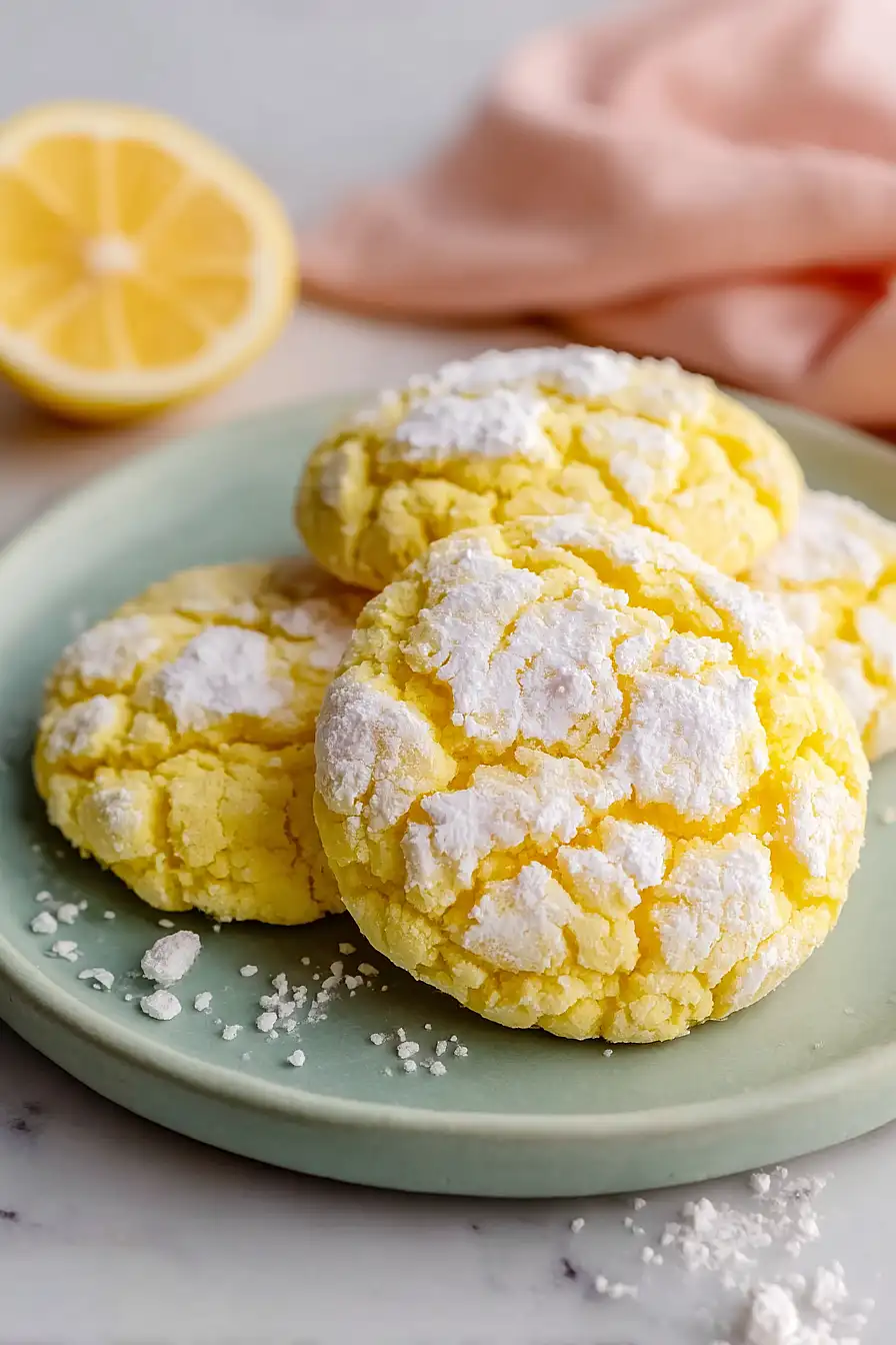 lemon cake mix cookies