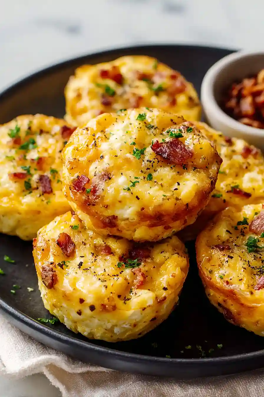 cottage cheese bacon egg bites