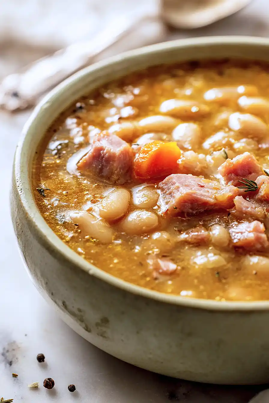 instant pot ham and bean soup