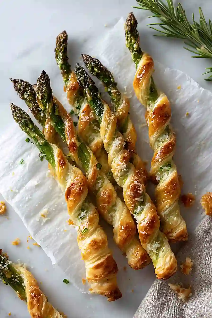 asparagus puff pastry twist