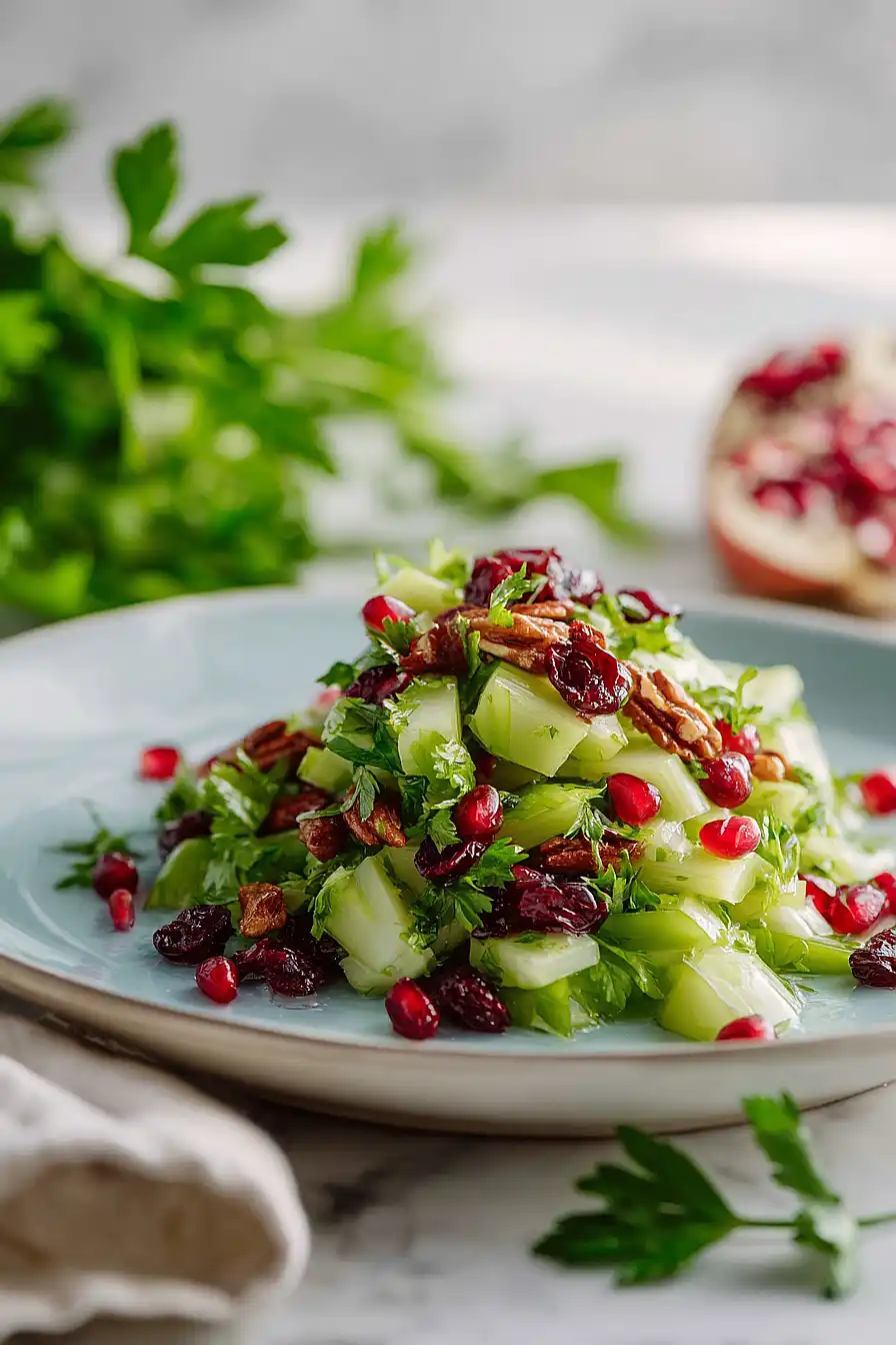 celery salad with cranberries