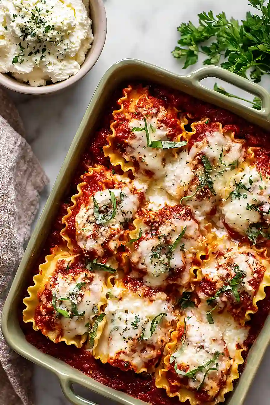 lasagna roll ups with cottage cheese