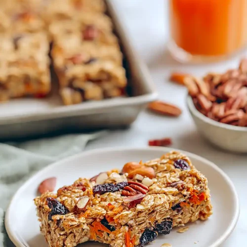 carrot cake granola bars