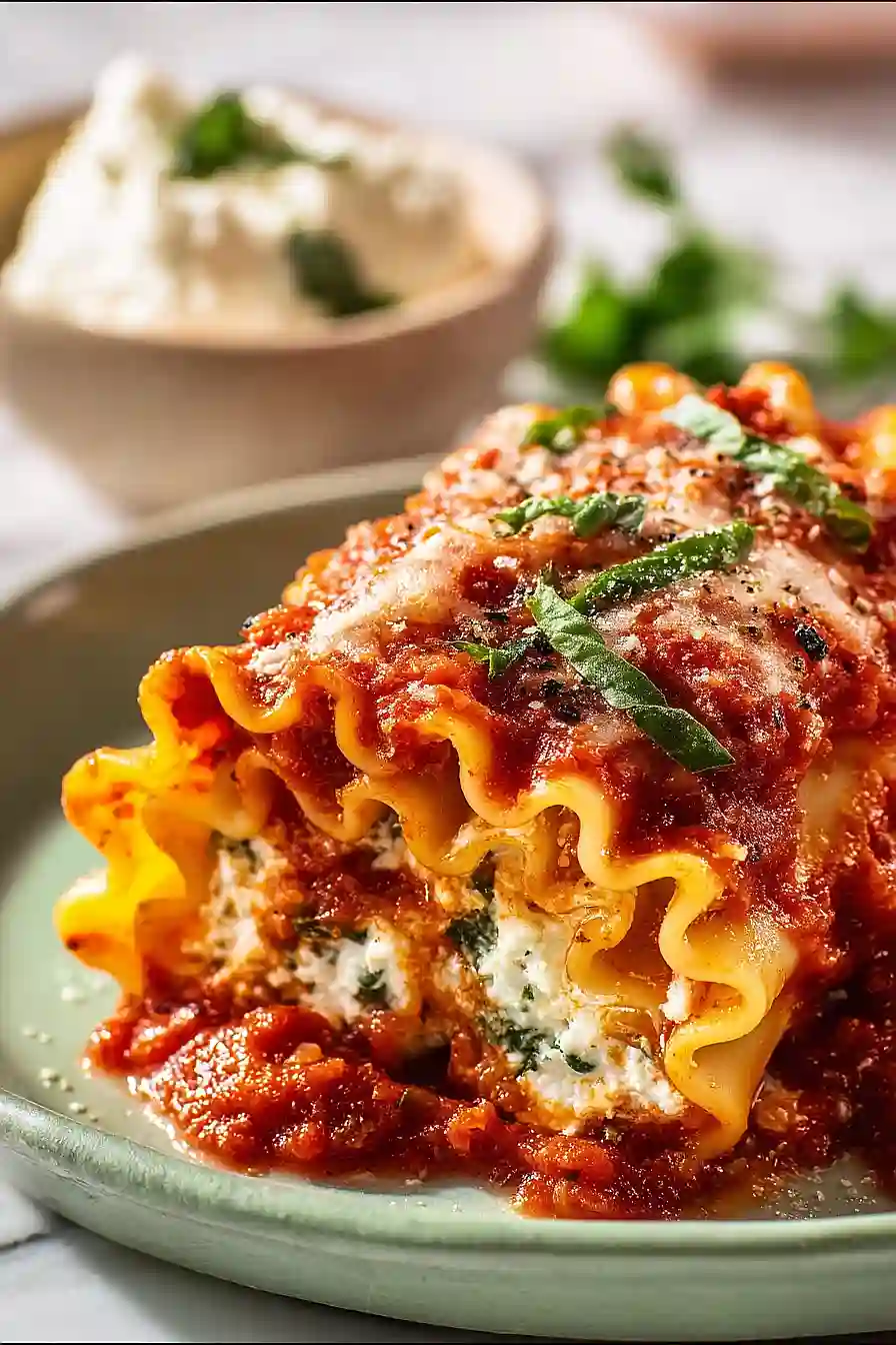 lasagna roll ups with cottage cheese