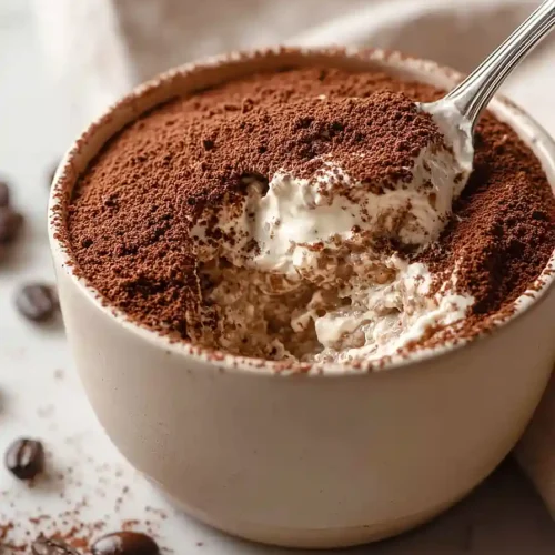 high protein tiramisu overnight oats