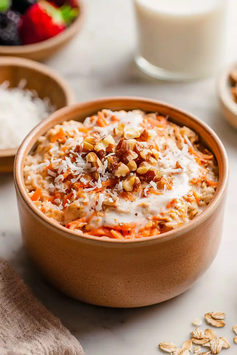 carrot cake overnight oats