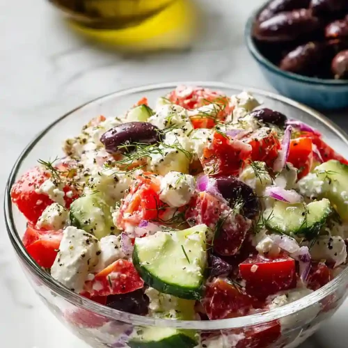 greek cottage cheese salad