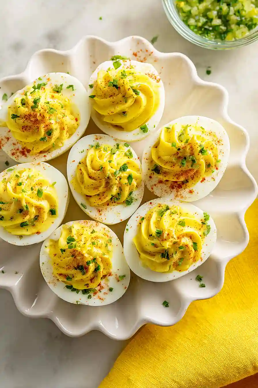 deviled eggs with relish