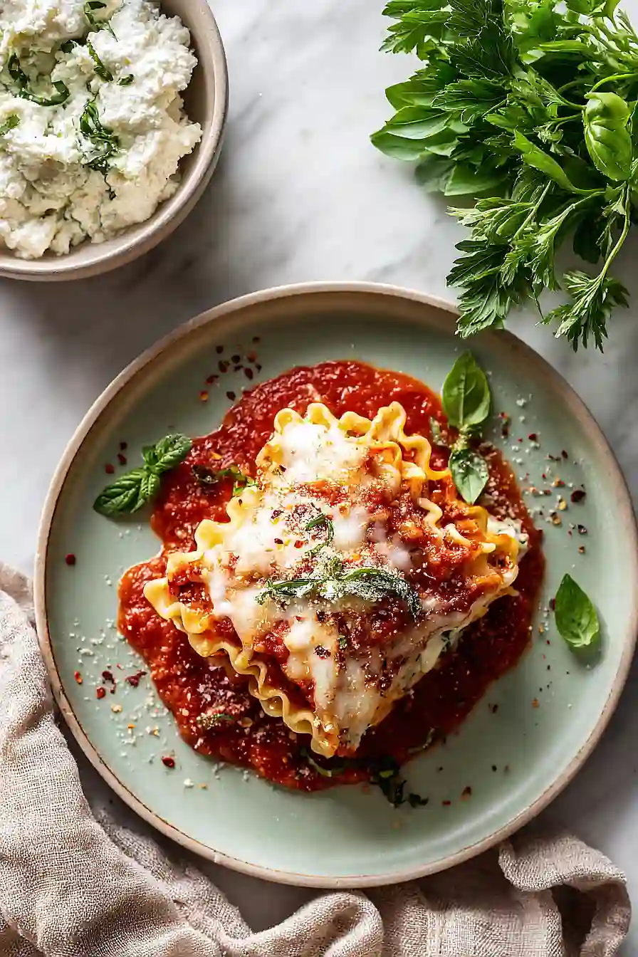lasagna roll ups with cottage cheese