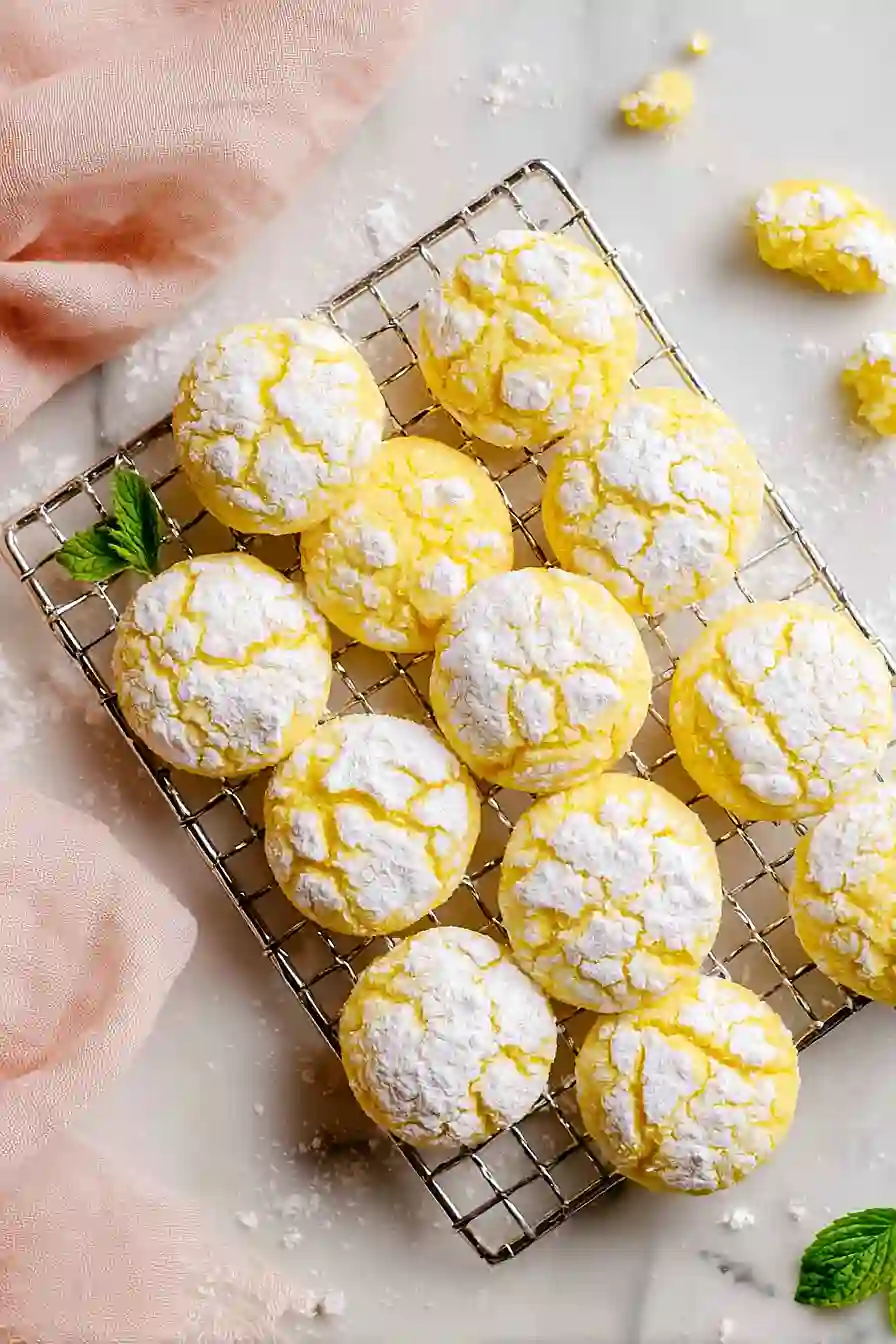 3 ingredient lemon cookies