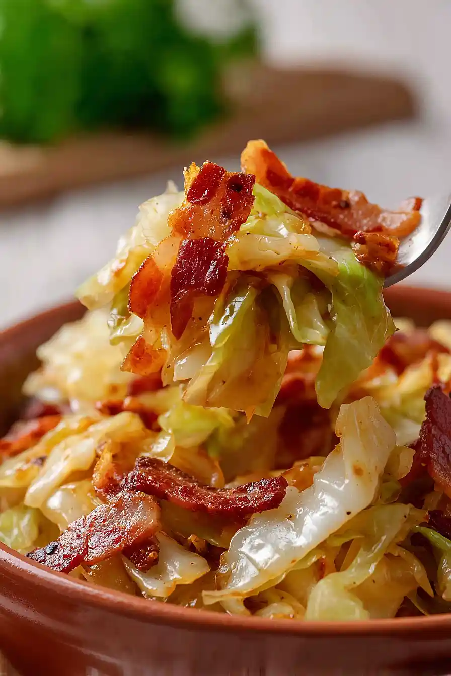 southern fried cabbage