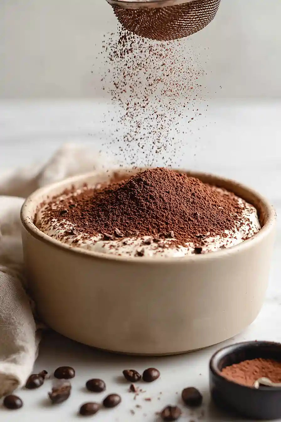 high protein tiramisu overnight oats