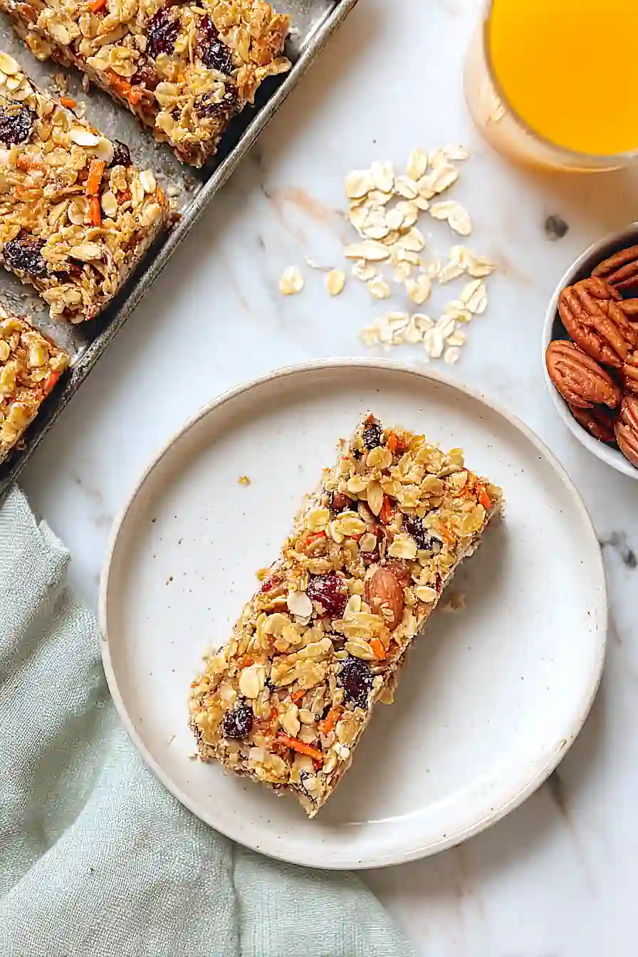 carrot cake granola bars